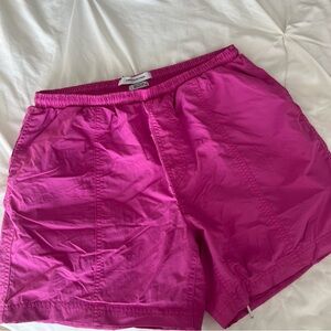 Hot Pink Urban Outfitters Short Fleece Shorts.